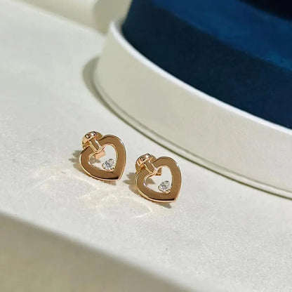 Roségold Heart Earrings