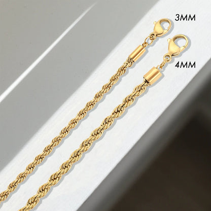 E-Manco Rope Chain Necklace