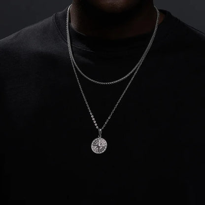 Vnox Layered Necklaces for Men