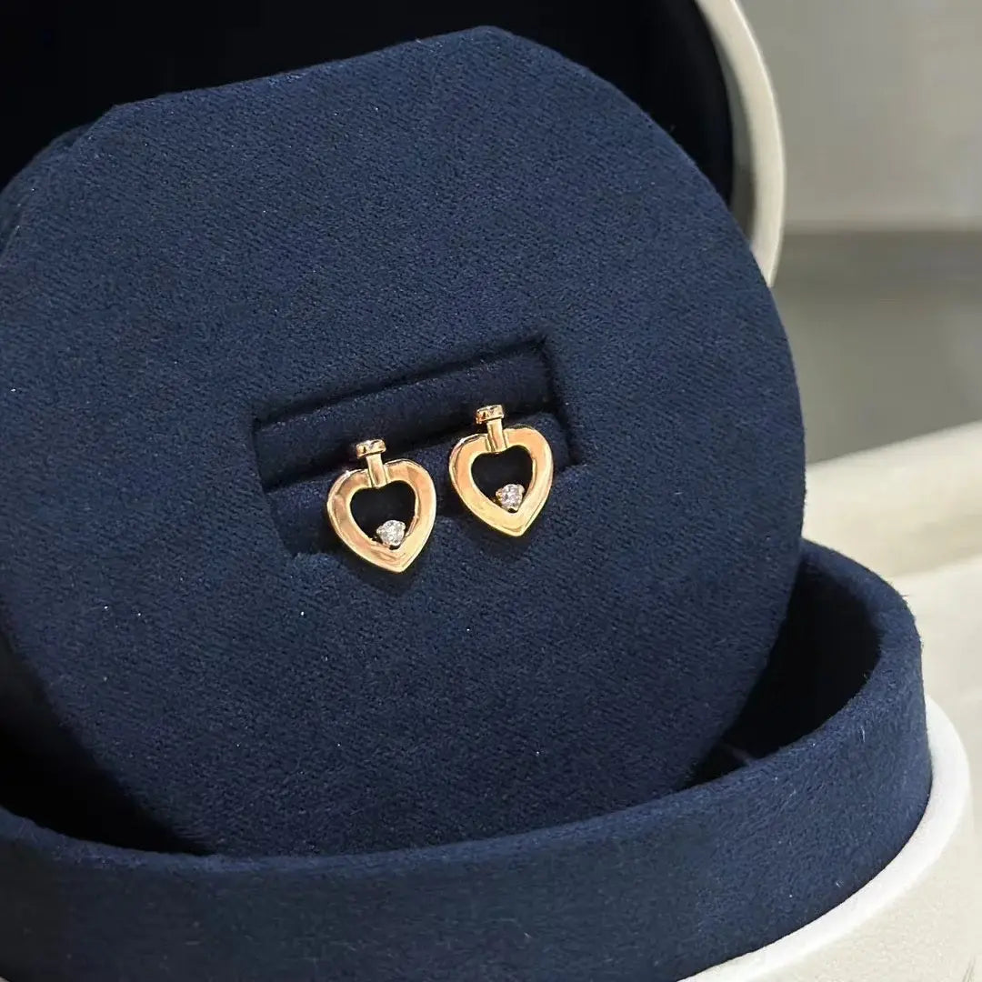 Roségold Heart Earrings