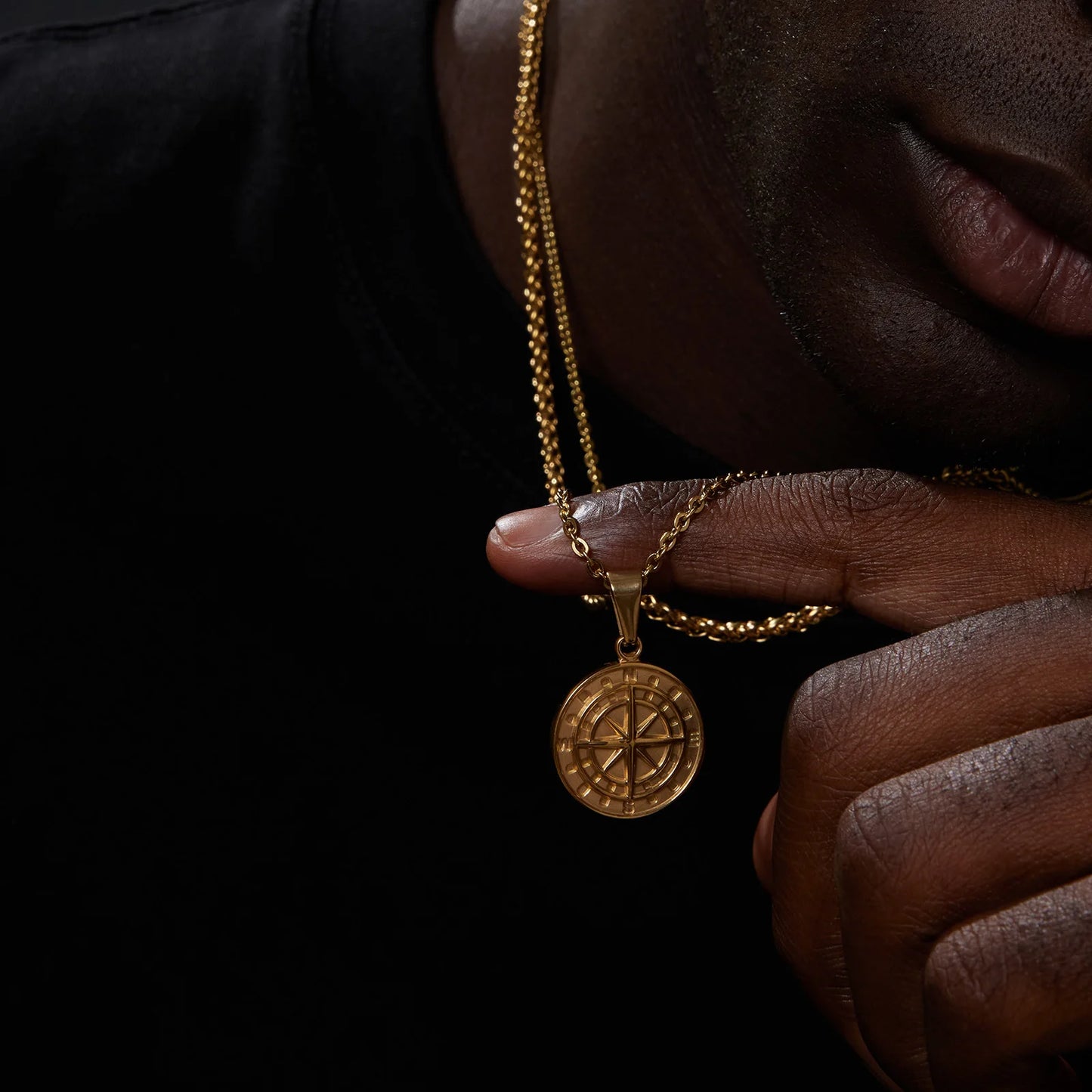 Vnox Layered Necklaces for Men