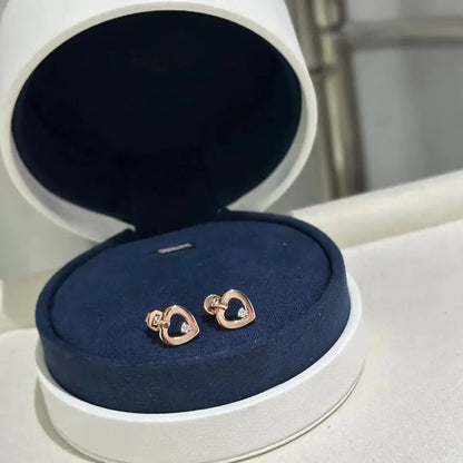 Roségold Heart Earrings