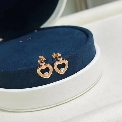 Roségold Heart Earrings